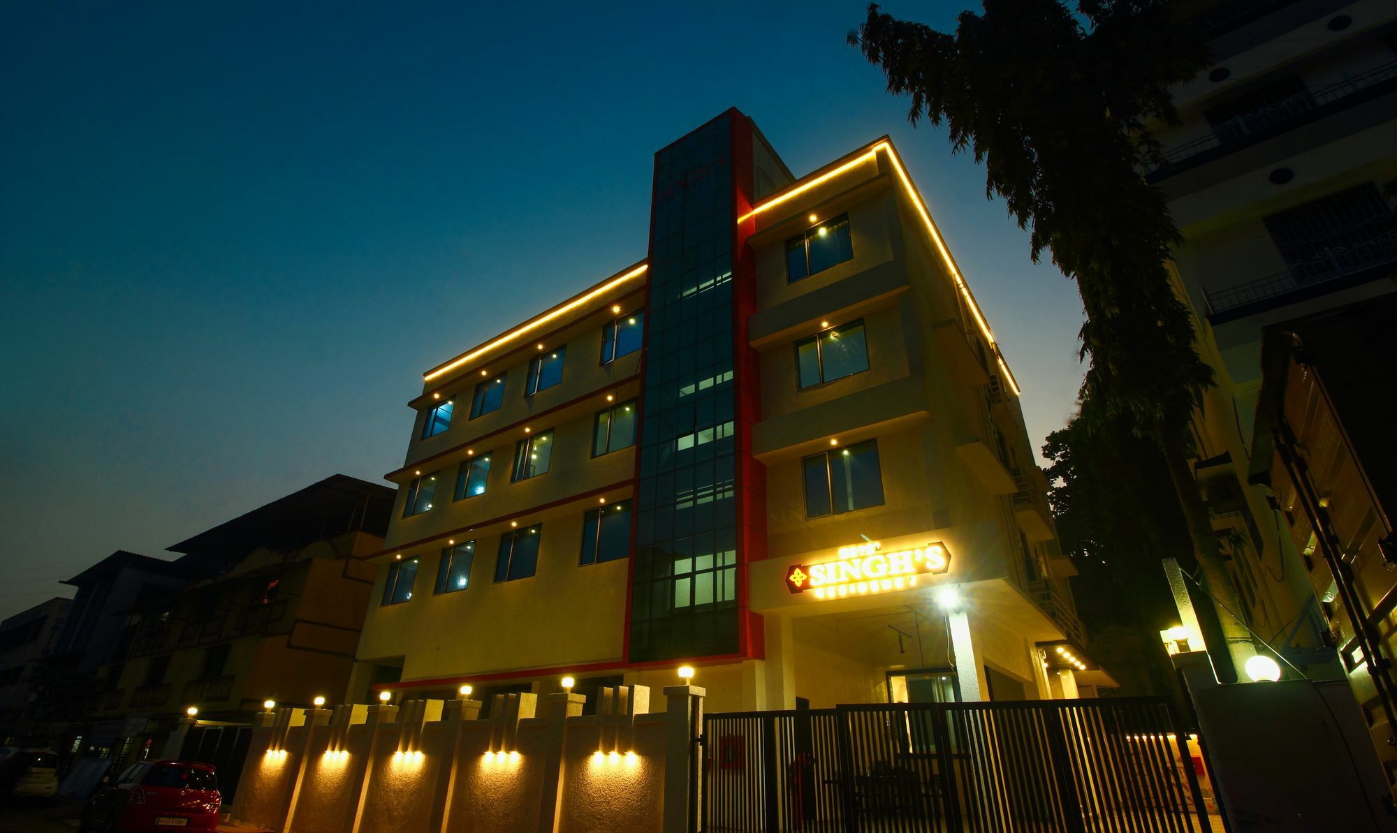 Treebo Trend Singh'S Residency Hotel Navi Mumbai Bagian luar foto